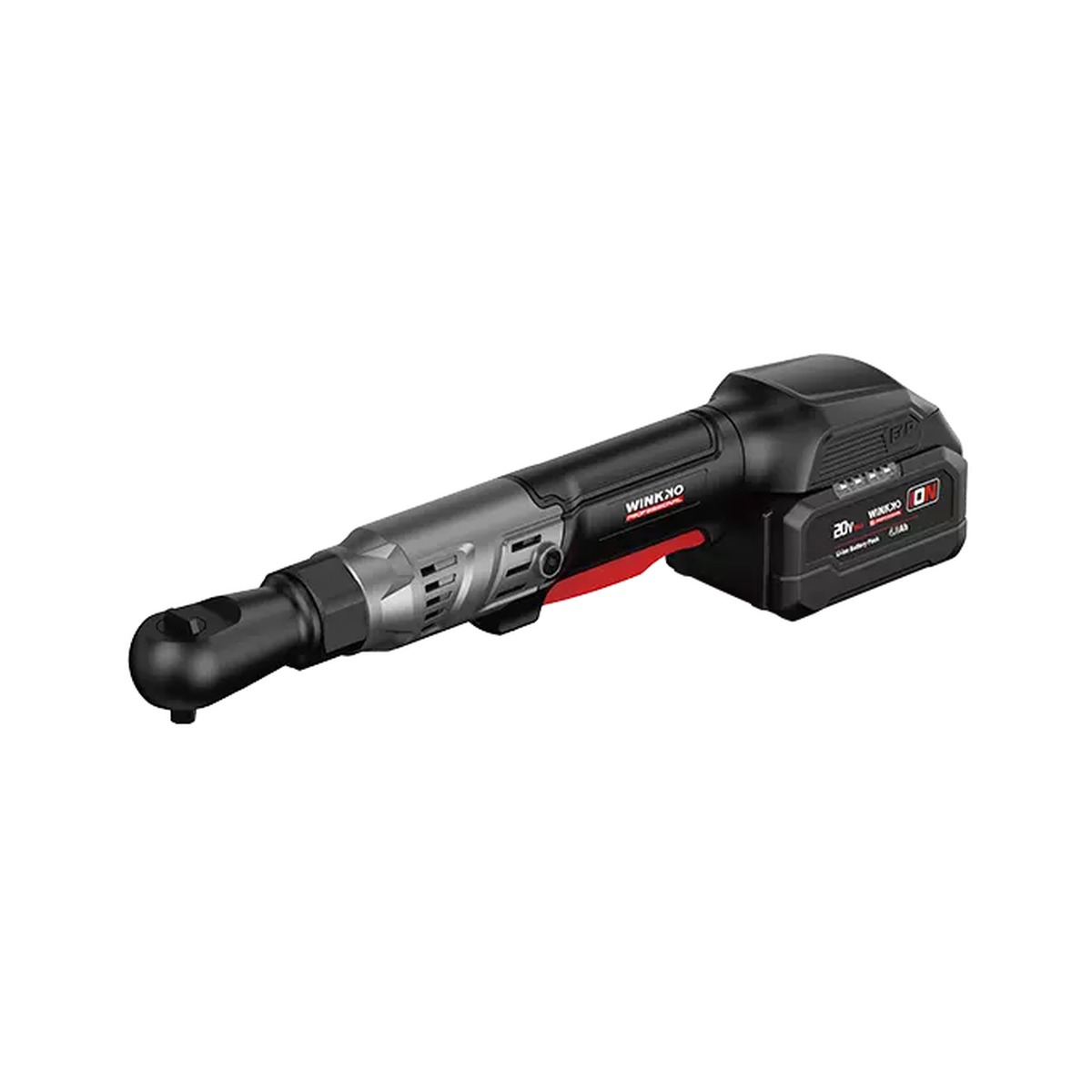 Winkko Cordless Ratchet Wrench, 20V, 200 rpm, 90 Nm, 3/8 & 1/2 inch PRW201BL