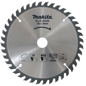 Makita Accessories, Circular Saw Blade for Wood D-03349