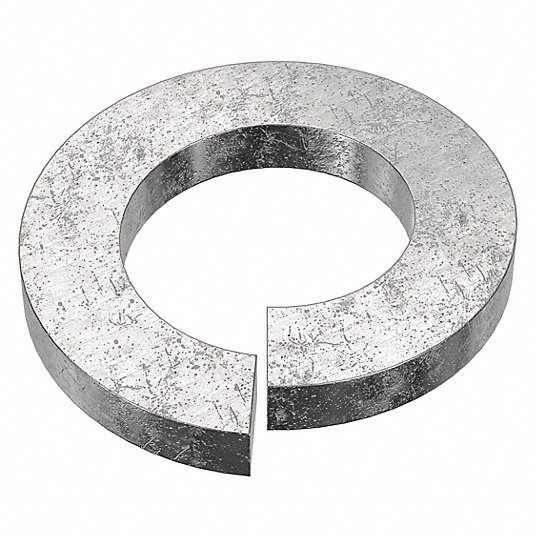 Grainger Approved Split Lock Washer, Bolt #6, 18-8 SS, PK100 1NY91