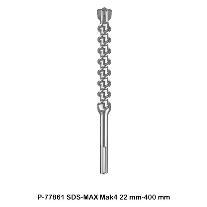 Makita Accessories, SDS-MAX ZENTRO DRILL BITS 22MM P-77861
