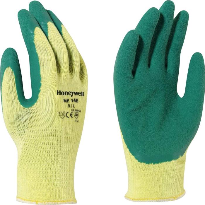 Honeywell Gloves Duro Task (GREEN/YELLOW) NF14E/10XL