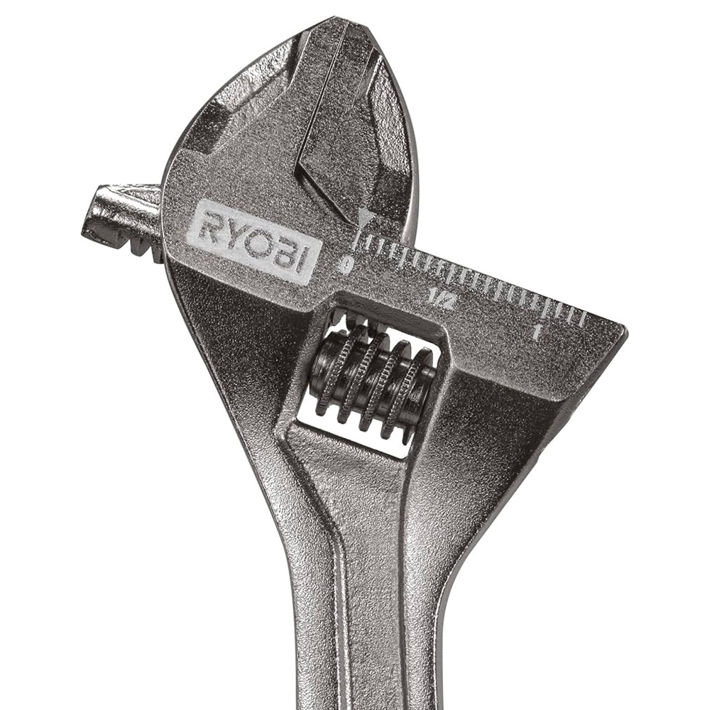 Ryobi Adjustable Wrench 200mm, Metric and Imperial Laser Markings RHAW200