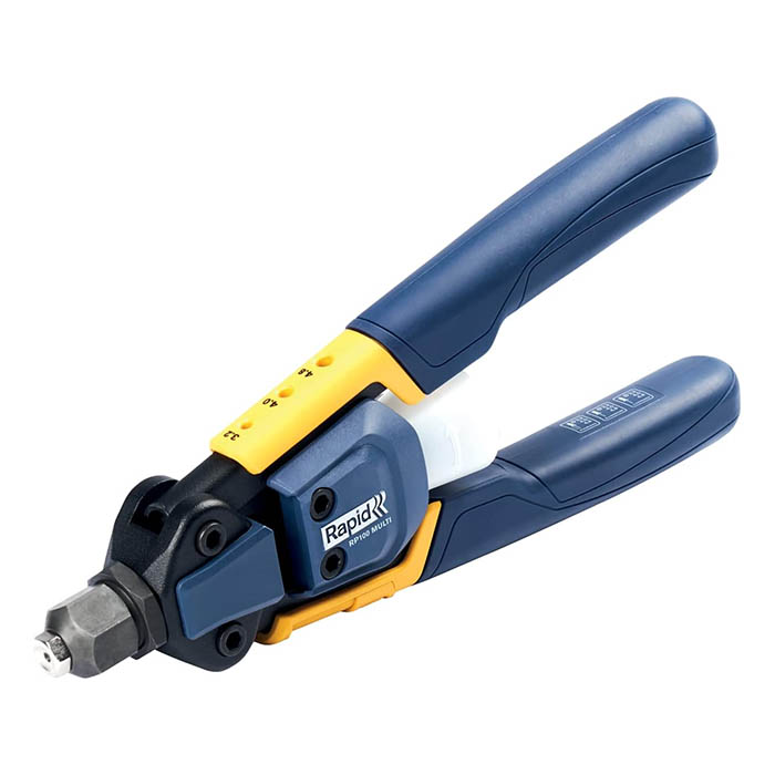 Rapid Multi Rivet Plier, Rivet Heads 3.2 , 4.0 , 4.8 mm, For Aluminium , Stainless Steel, Copper RP100