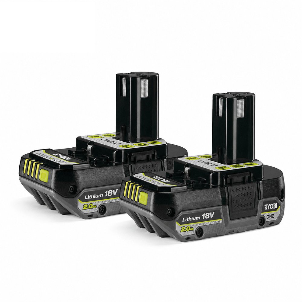 Ryobi Ryobi, ONE+ 18V Battery pack 2 x 2.0 Ah RB1820C (2pc)