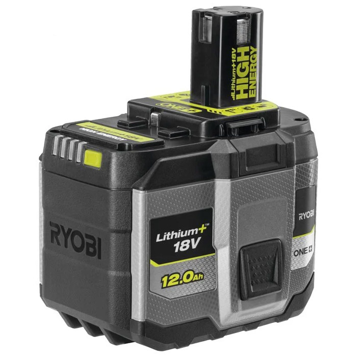 Ryobi Lithium-ion Battery, 18V, 12.0 Amp, 1.7kg RB18120T