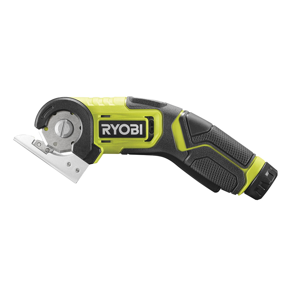 Ryobi Cordless Electric Scissors 4V, For cardboard, fabric, leather, carpets, and plastics, 0.27 kg RCT4-0
