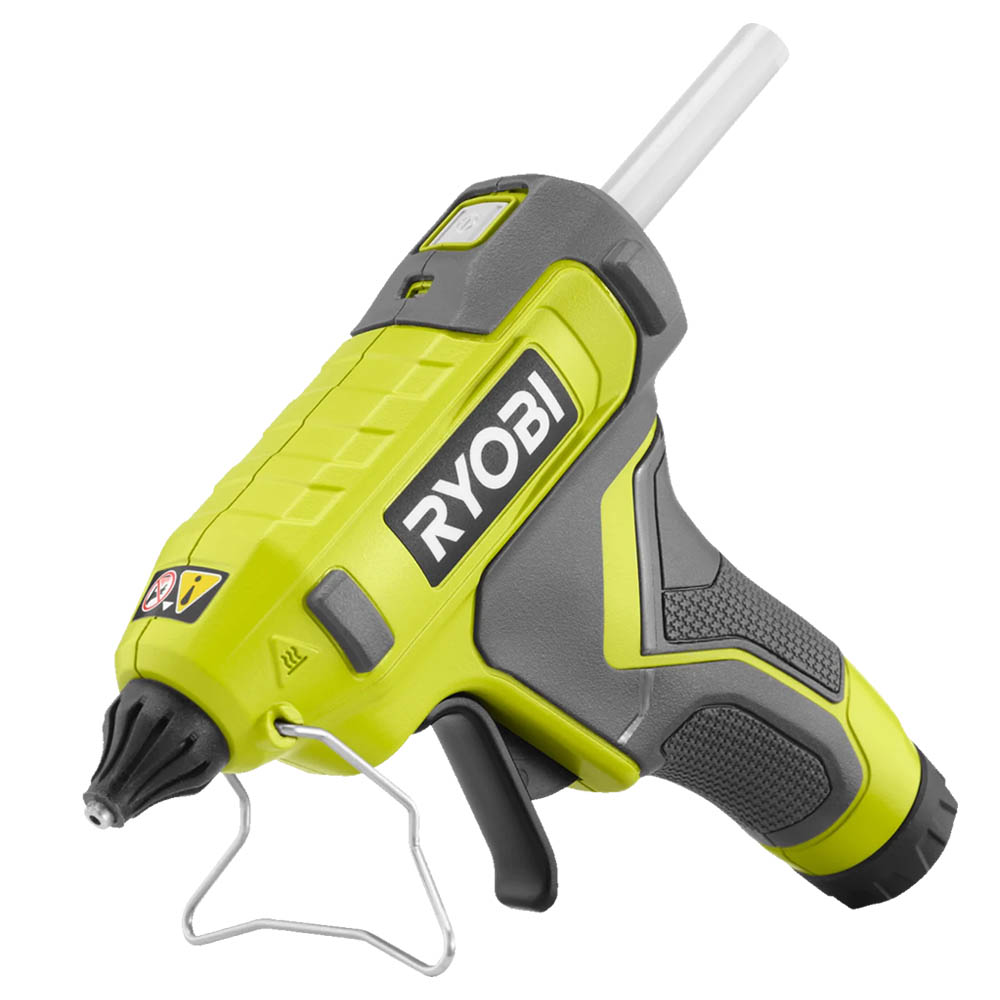 Ryobi Cordless Glue Gun 4V, 170°C, 11 mm Stick, USB-C Rechargeable, 0.24 kg RGLU4-0