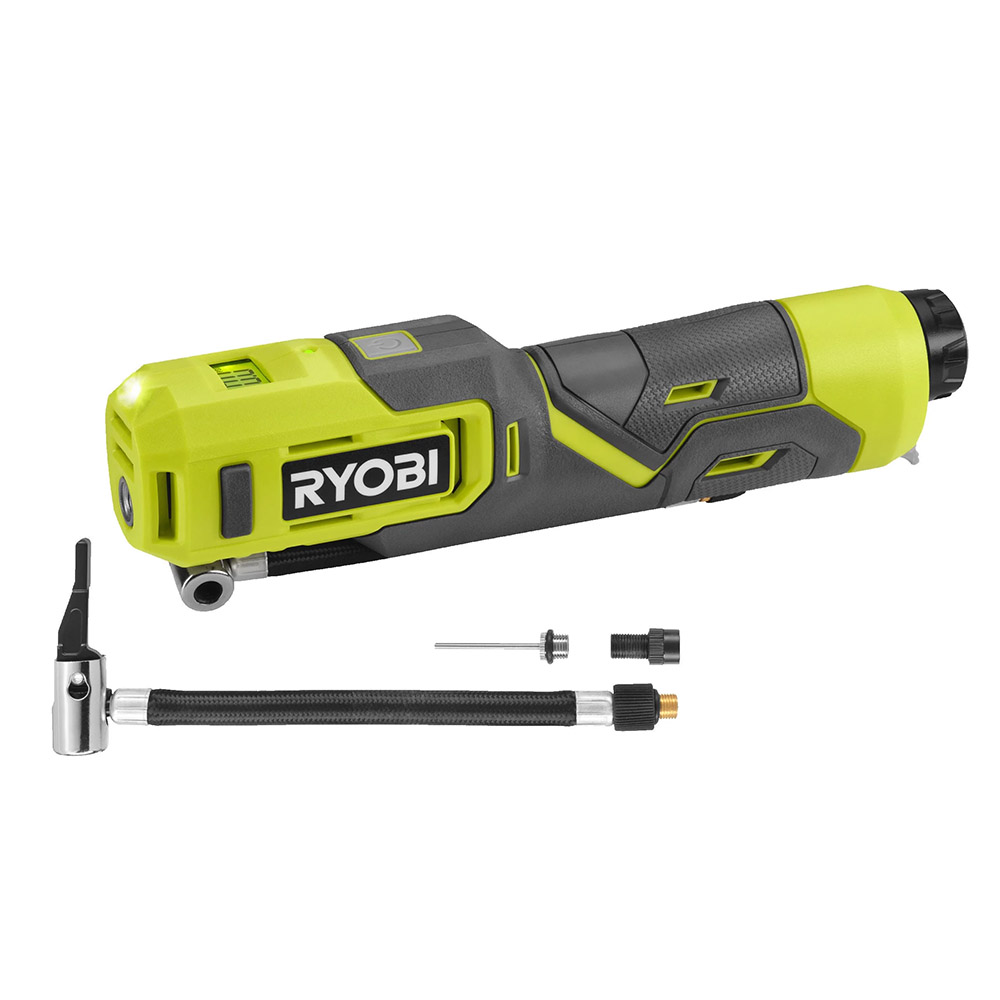 Ryobi Cordless inflator 4V, USB-C Rechargeable, 100 PSI, 0.50 kg RI4-0
