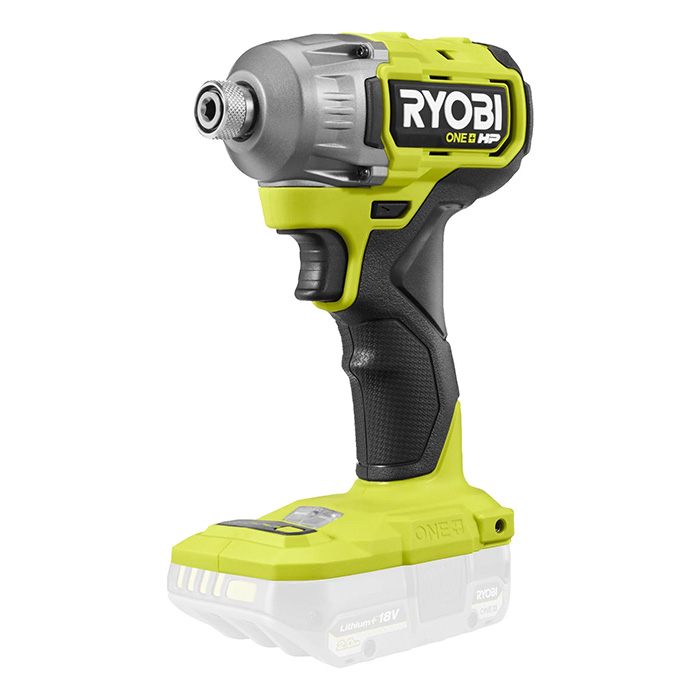 ريوبي مفك براغي لاسلكي بدون فحمات، رأس سداسي 1/4 بوصة، 18 فولت، 300 نيوتن متر، 1 كجم RID18BL-0
