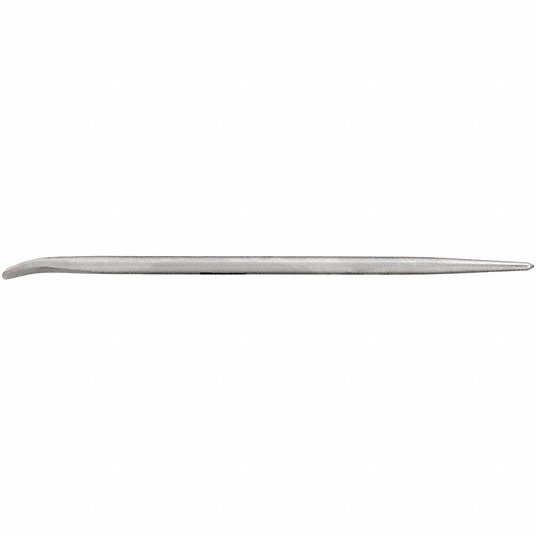 Westward Alignment Pry Bar, Chisel/Point End, 36 inch Overall Length, T No, Offset/Straight End Angle 3APX6
