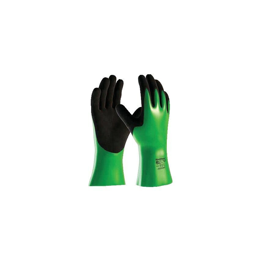 Atg Chemical Gloves Ultra light weight synthetic nitrile coated, Length 35 cm, Size XXL 56-635- S11