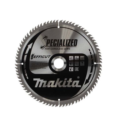 Makita Circular Saw Blade, 260 MM X 30 MM X 80T, For Wood B-67240