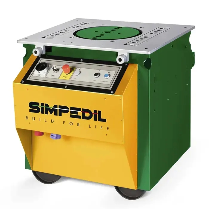 Simpedil Rebar Bending Equipment, Bending Capacity up to 38mm, 4PH, 3KW, Made in italy P44EVO
