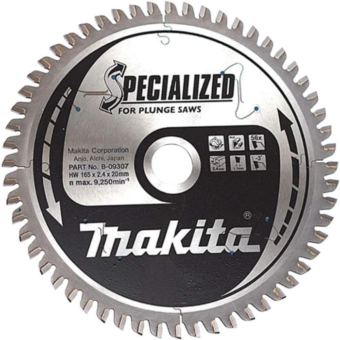 Makita Cordless & Corded Plunge Cut Saw Blades FOR Aluminum ,165MM B-09307
