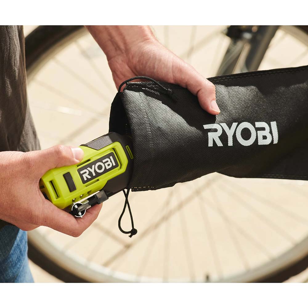 Ryobi 4V Cordless Inflator Kit, 100 PSI Max RI4-120G