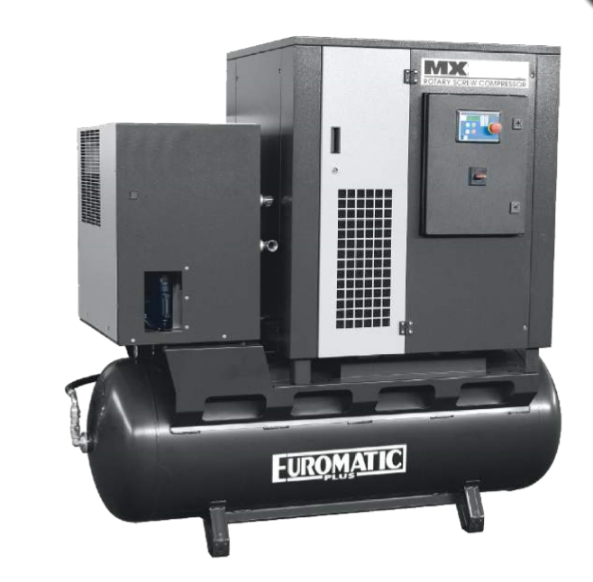 Euromatic Plus Screw Compressor , Made in italy MX3000-500E