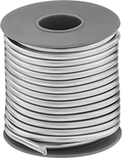 Mcmaster Insulating Lead Wire, 0.25 inch Diameter, 20 Feet Long, 5 lb Spool Weight 8879K3
