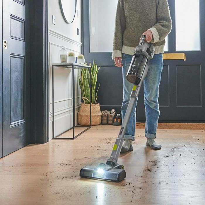 ريوبي مكنسة كهربائية لاسلكية 3 في 1، مناسبة للسجاد والأرضيات الصلبة، 18 فولت RSVS18BL-0