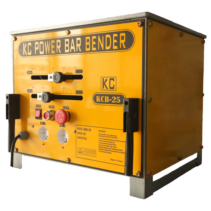 Kc Power Steel Bar Bender, Max. Bar Size Max 25mm, Motor 2.2KW/3HP, 220V 60HZ, Single phase, 102Kg KCB-25