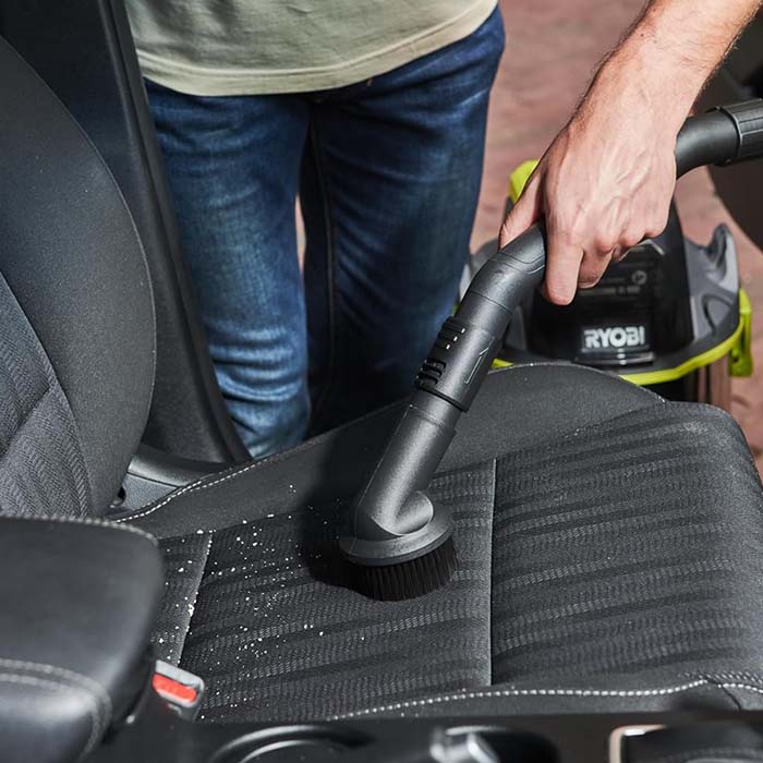 Ryobi Cordless Vacuum Cleaner,  Wet & Dry, 18V, 18L,Suction 82 Air Watts , 5.1kg R18WDV-0