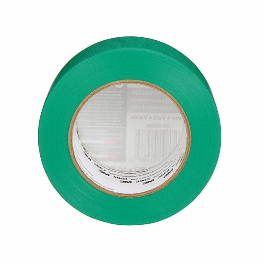 3M Duct Tape, Light Duty, 2 inch x 50 yd, Green, Continuous Roll, Pack Qty 1 3903