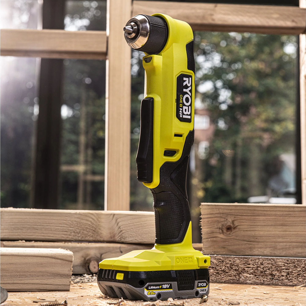 Ryobi Cordless Right Angle Drill 18V Brushless, 40Nm Torque, 10mm Chuck RAD18C-0