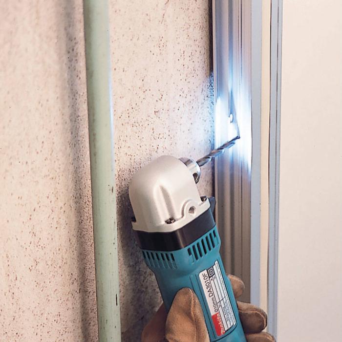 Makita Angle Drill Machine, For Steel, Wood, chuck 10mm, 450W, 1.6kg DA3010