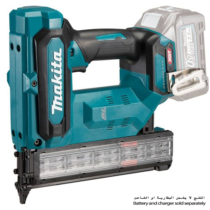 Makita Cordless Nailing Tool, 40V, Nail Length 15mm~40mm, Magazine Capacity 100pcs, 1.9kg FN001GZ