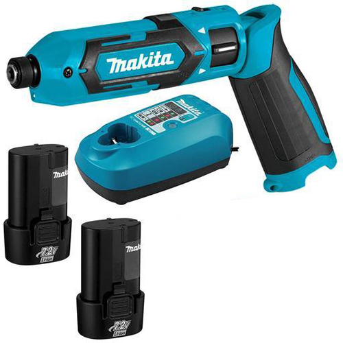 Makita Cordless Impact Driver , Hexagon Holder 1/4 inch, 7.2V, 0~2450rpm, 25Nm, 0.56kg TD022DSJ