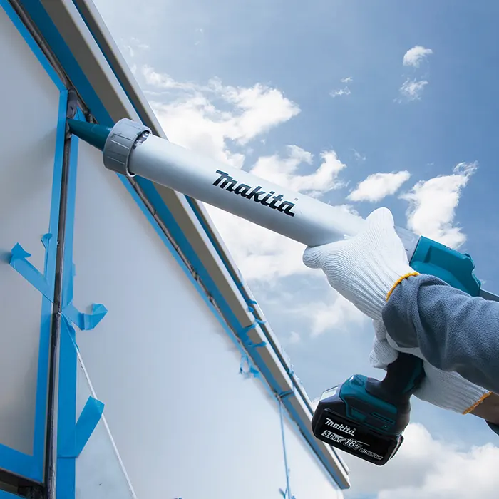 Makita Cordless Silicone Caulking Gun, 18V, Force 5000N, 0-28mm/sec, 2.1kg DCG180ZK