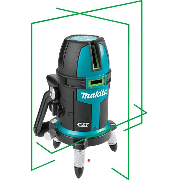 Makita CXT Li-Ion Rechargeable Green Multi Line Laser 12V, SK312G SK312GDZ