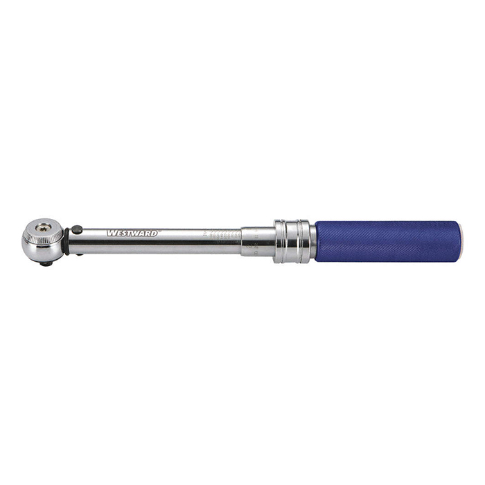 Westward Micrometer Torque Wrench, 1/4 inch Drive Size, 11-1/2 inch Overall Length 6PAG8