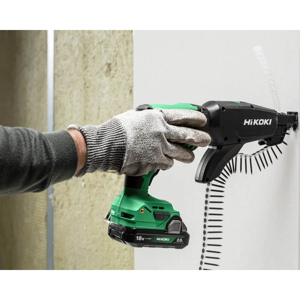 Hikoki Cordless Drywall Screwdriver, 18V, 0–5000 RPM, Brushless Motor, Auto Start, 1.38 kg W18DAWBZ