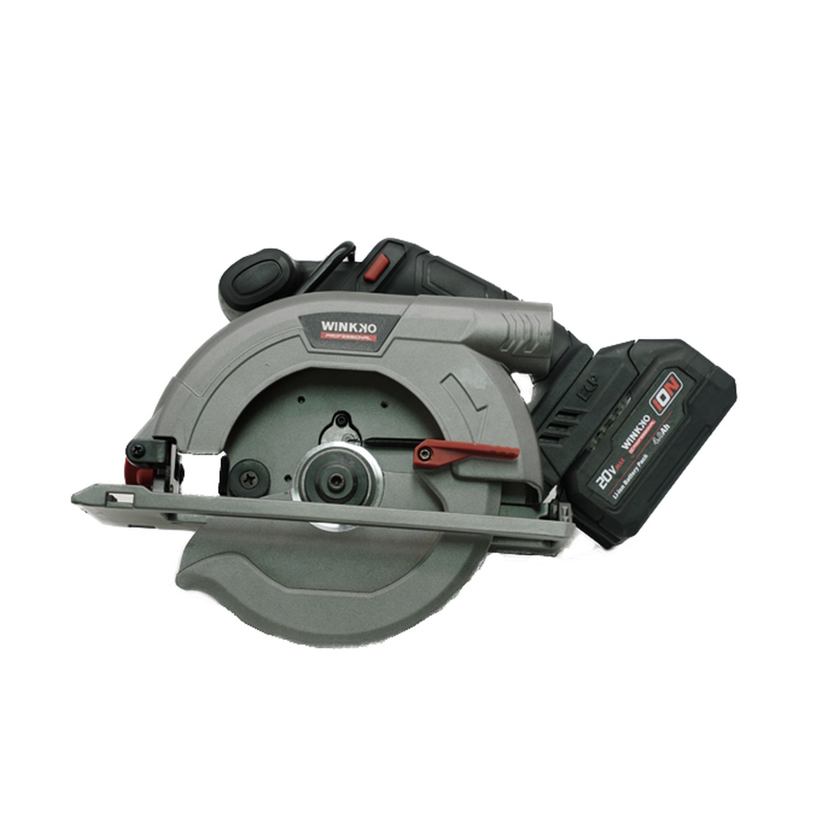 Winkko Cordless Wood Circular Saw, 20V, 5200rpm, 165 mm, 57 mm Cutting Capacity PCS203BL