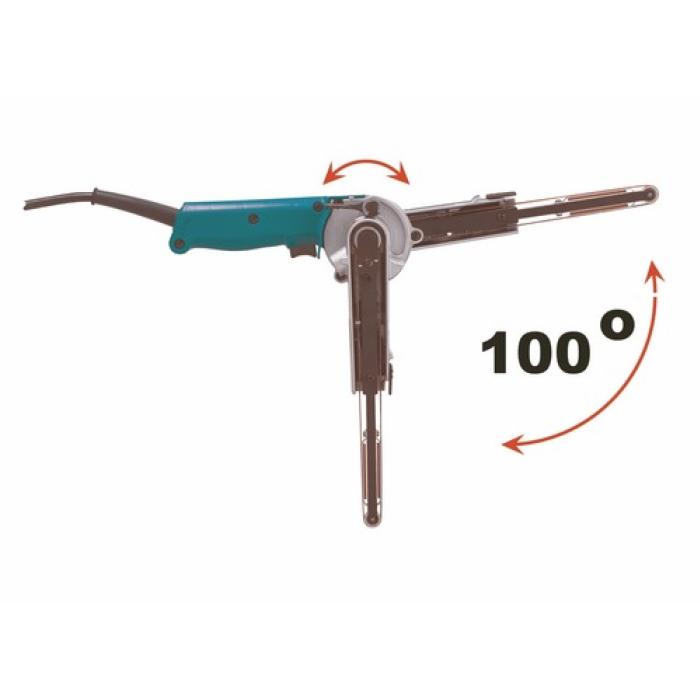 Makita Machine For Sanding, Belt Size 9 x 533mm, 500W, 300~1700m/min, 1.6kg 9032