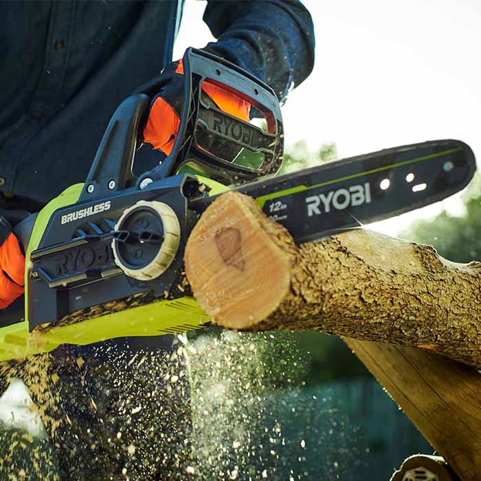 Ryobi Cordless Chain Saw, 18V, Bar Length 300mm (12 inch), 3.9kg OCS1830-0C