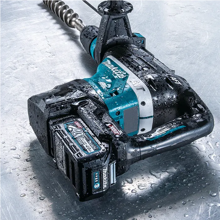 Makita Cordless SDS Max Rotary Hammer, 2 Operation Modes, 40mm, 40V, 8 joules, 6.3kg HR005GZ