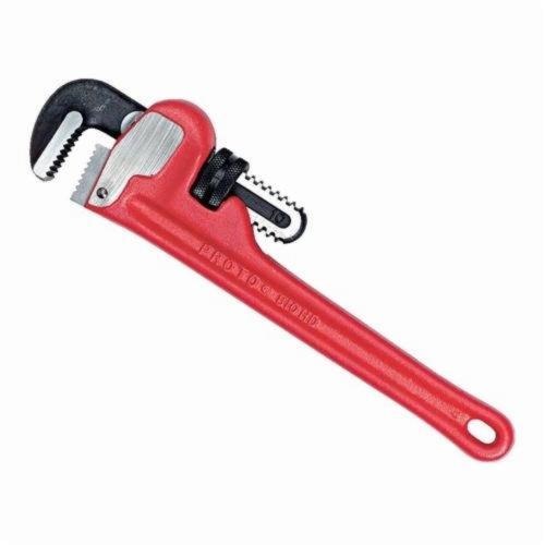 Proto Straight Pipe Wrench, Cast Iron, Jaw Capacity 3/4 inch, Serrated, Overall Length 6 inch, I-Beam J806HD