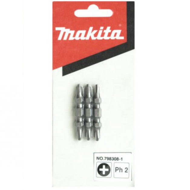 Makita PHILLIPS BIT 2-45 , set of 3 PCS 798308-1