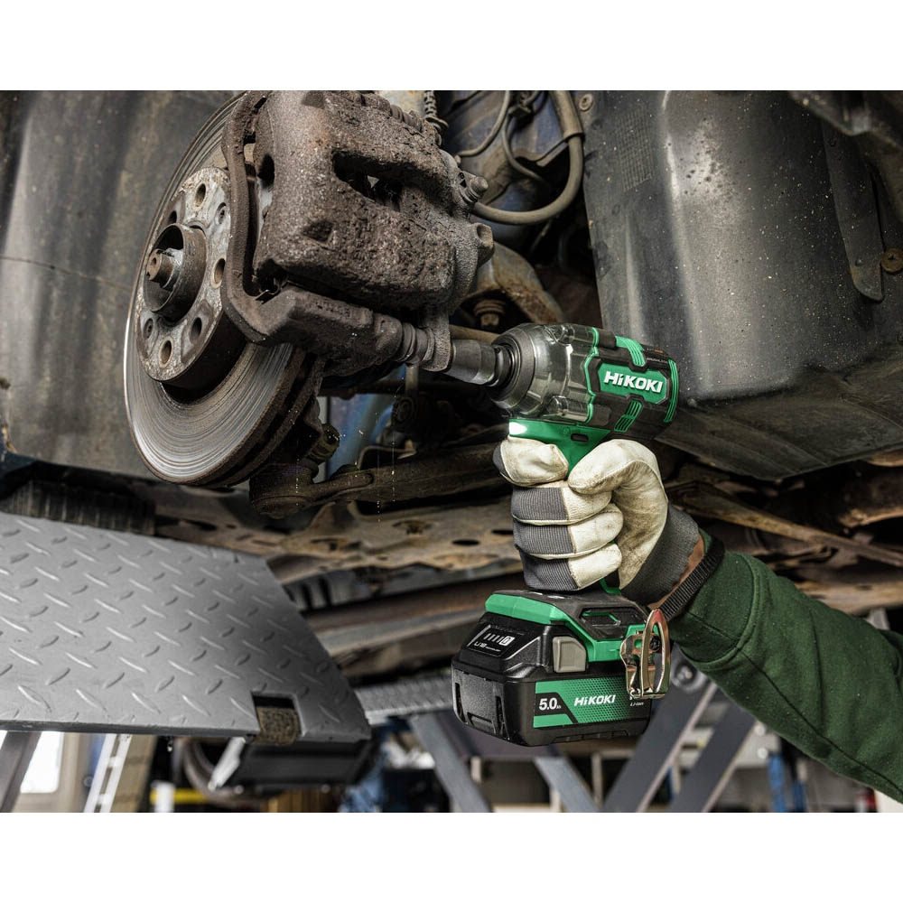 Hikoki Cordless Impact Wrench 18V, 345 Nm Tightening, 600 Nm Loosening, 4 Modes, 1.95 kg WR18DHWPZ