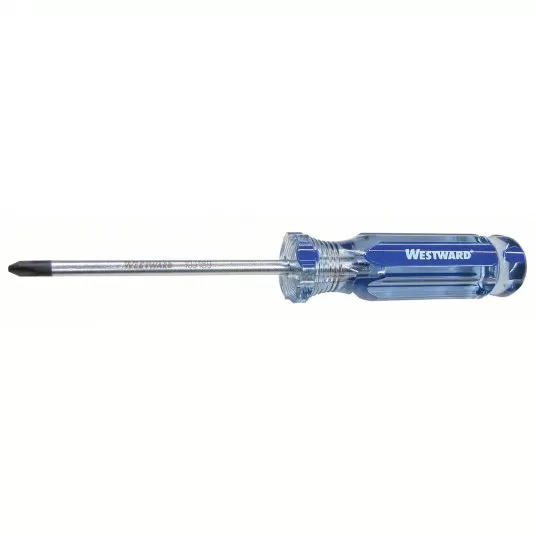 Phillips Screwdriver, For General Purpose, #2 Tip Size, 14-inch Overall Length, 10-inch Shank Length
