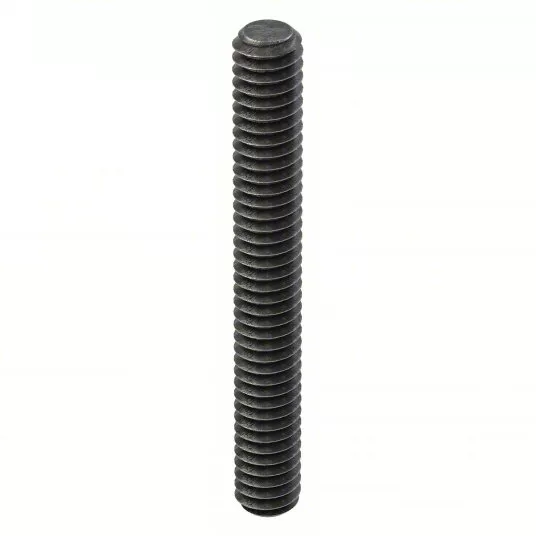 Fully Threaded Stud, 5/8 inch-11 Thread Size, Steel, Grade B7, Black Oxide, 3 3/4 inch Overall Length, 10 Packet