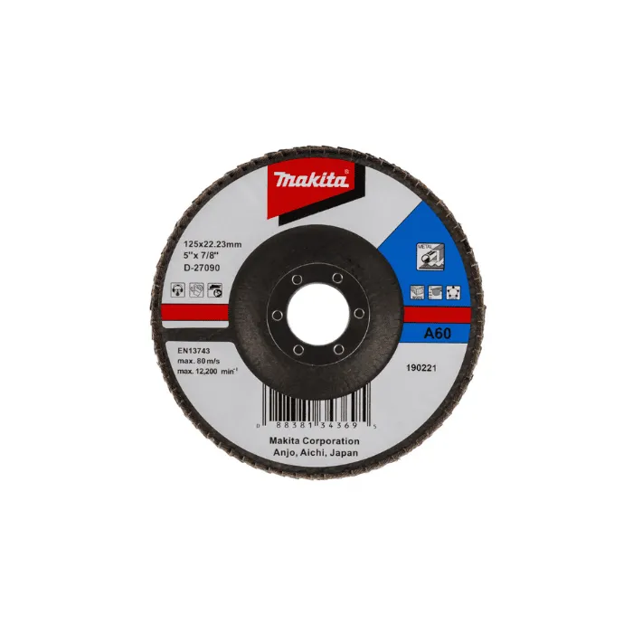 Sanding Disc, 125×22.23mm, For Metal, Plastic, Wood & Steel., Grit A60