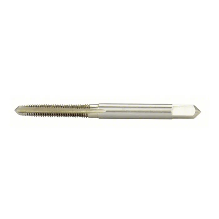 Threading Tap, Plug, Overall Length 2 inch, High Speed Steel, Bright, Right Hand