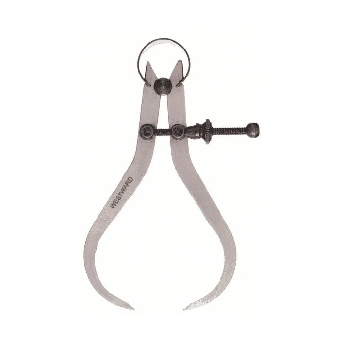 Outside Spring Caliper, 4 inch, Nut Type Solid