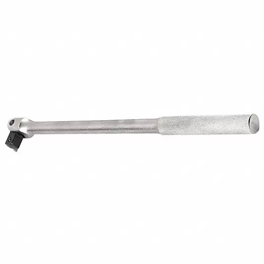 Breaker Bar, 3/4 inch Drive Size, 20 inch Overall Length, Knurled Grip, Alloy Steel, Chrome