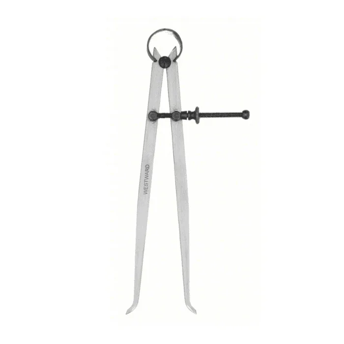 Inside Spring Caliper, Maximum Measurement 200 mm, 8 in, Joint Type Spring, Nut Type Solid