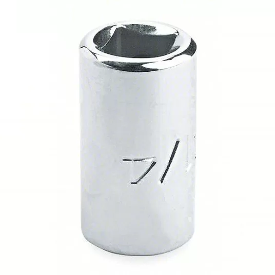 Socket, 1/2 inch Drive Size, 5/8 inch Socket Size, 8-Point, Alloy Steel, Standard, Chrome Finish
