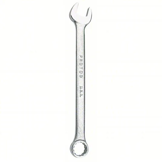 50mm Combination Wrench, Metric, Satin, Number of Points: 12