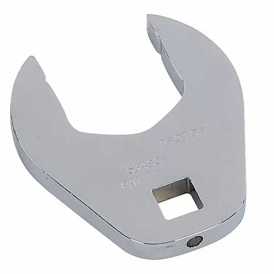 Crowfoot Socket Wrench, Alloy Steel, Chrome, 1/2 inch Drive Size